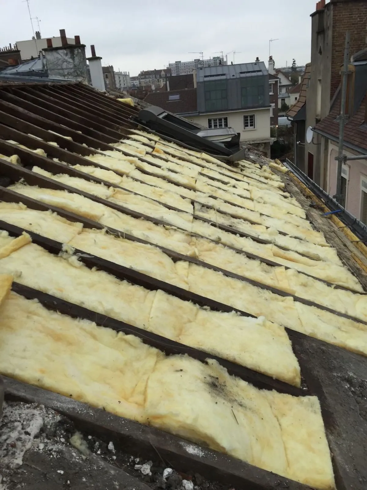 Isolation toiture tuiles Essonne 91